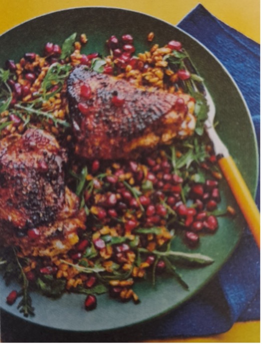 Pomegranate chicken